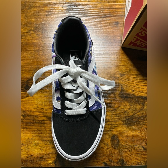 Vans kids Wade shoes in purple floral Size-12 - Picture 8 of 12